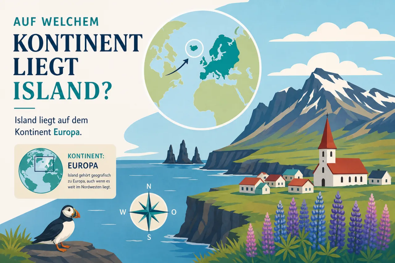 Auf welchem Kontinent liegt Island?