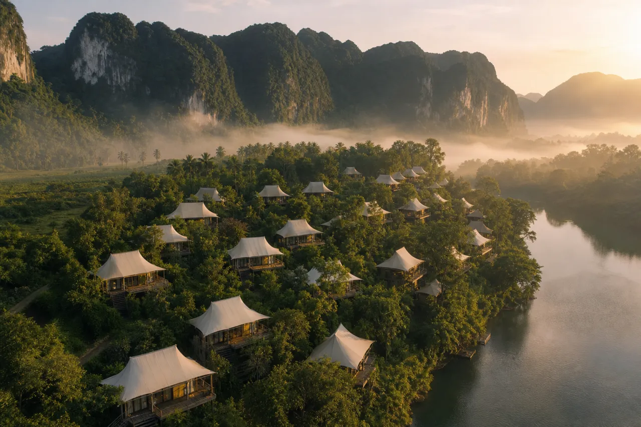 Auko Eco-Wellness Lodges: Neues Öko-Resort in Vietnams Höhlenregion öffnet 2026