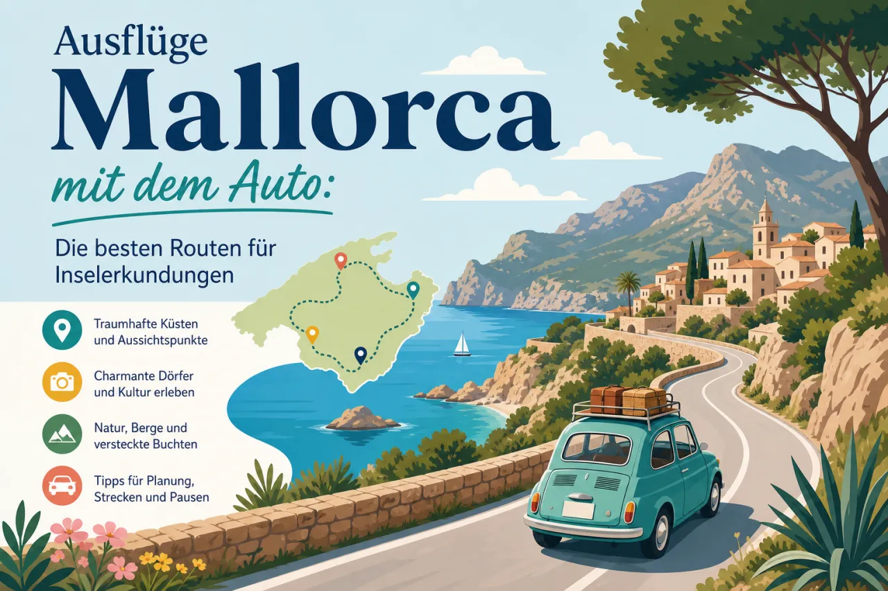 Ausflüge Mallorca mit dem Auto: Die besten Routen für Inselerkundungen