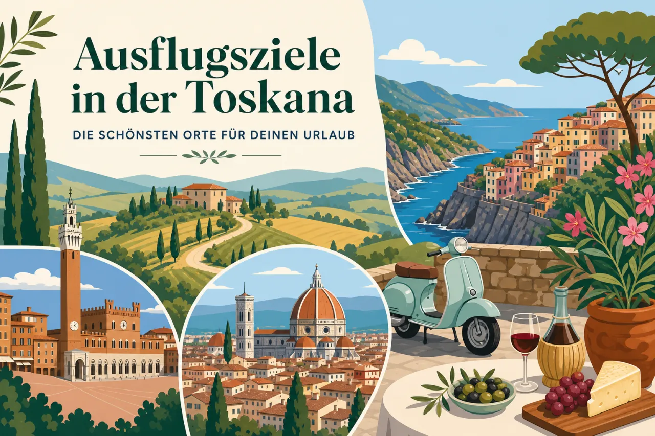 Ausflugsziele in der Toskana – die schönsten Orte für Deinen Urlaub