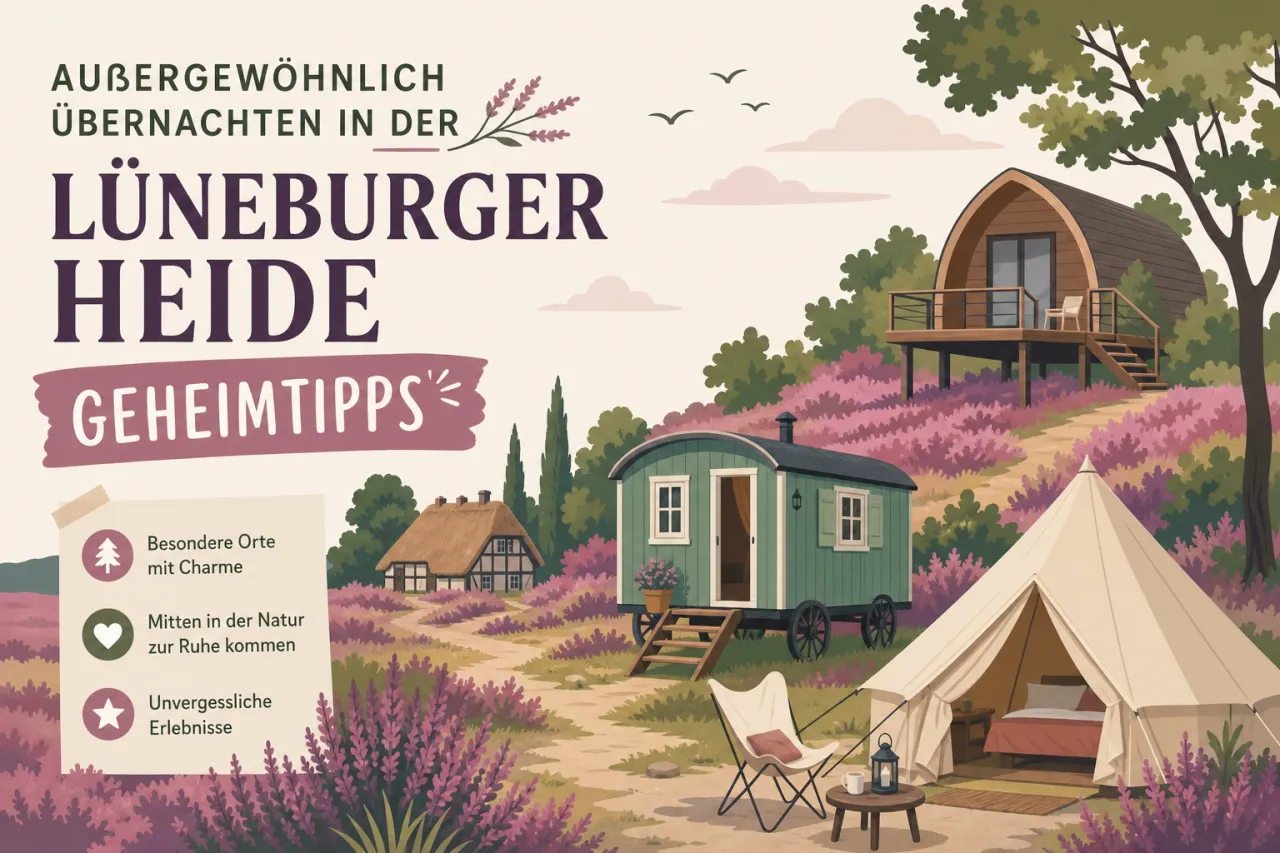 Außergewöhnlich übernachten in der Lüneburger Heide: Geheimtipps
