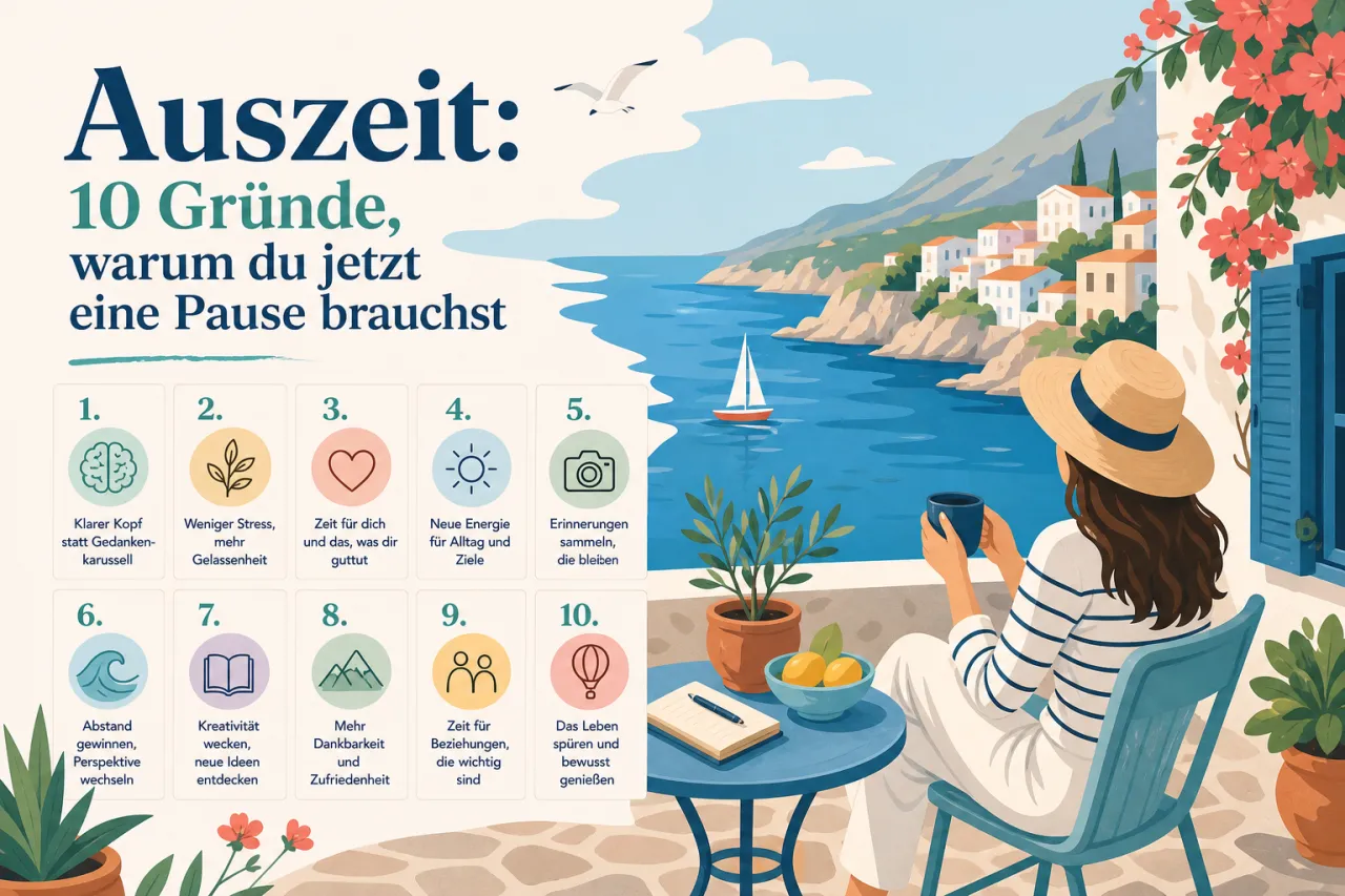 Auszeit: 10 Gründe, warum du jetzt eine Pause brauchst