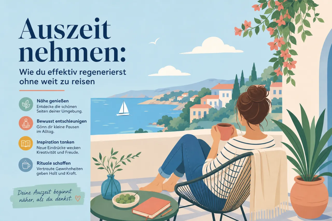 Auszeit nehmen: Wie du effektiv regenerierst ohne weit zu reisen