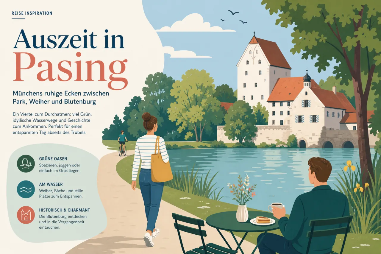 Auszeit in Pasing: Münchens ruhige Ecken zwischen Park, Weiher und Blutenburg