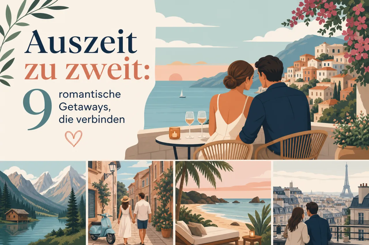 Auszeit zu zweit: 9 romantische Getaways, die verbinden