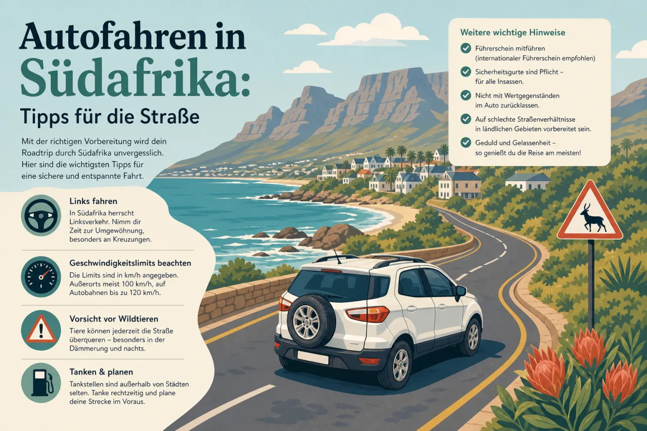 Autofahren in Südafrika: Tipps für die Straße