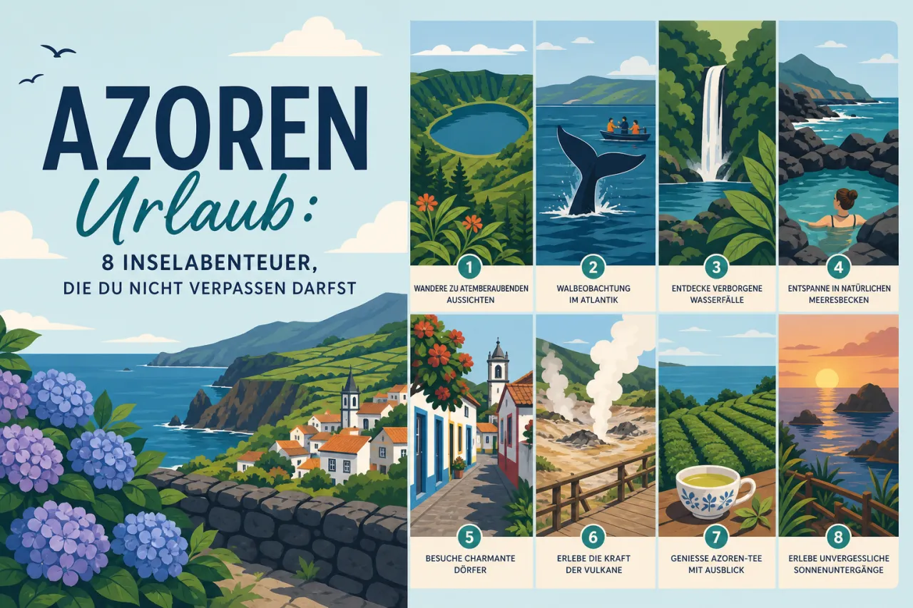Azoren Urlaub: 8 Inselabenteuer, die du nicht verpassen darfst