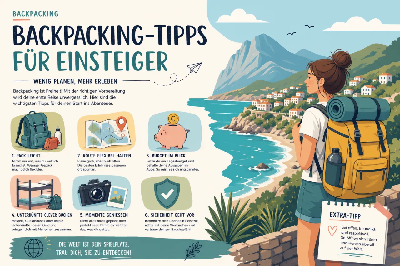 Backpacking-Tipps für Einsteiger