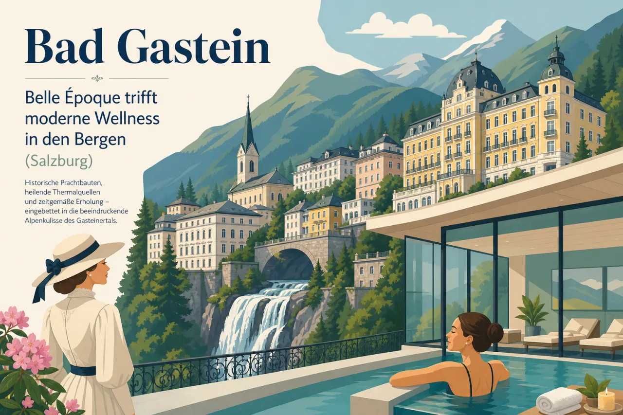 Bad Gastein: Belle Époque trifft moderne Wellness in den Bergen