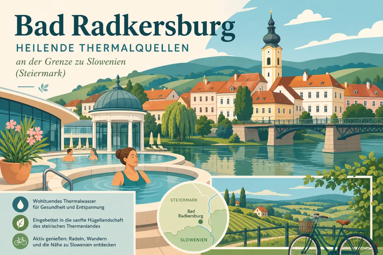 Bad Radkersburg: Heilende Thermalquellen an der Grenze zu Slowenien