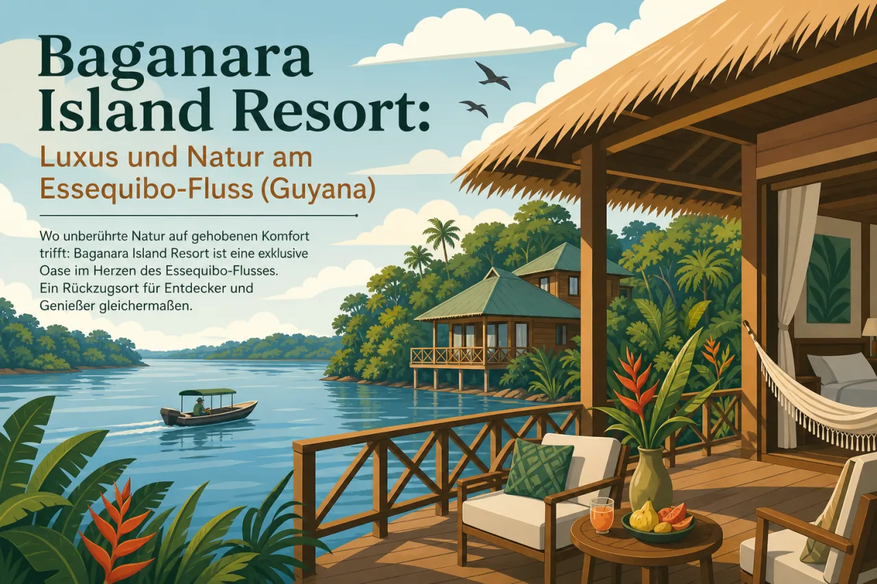 Baganara Island Resort: Luxus und Natur am Essequibo-Fluss