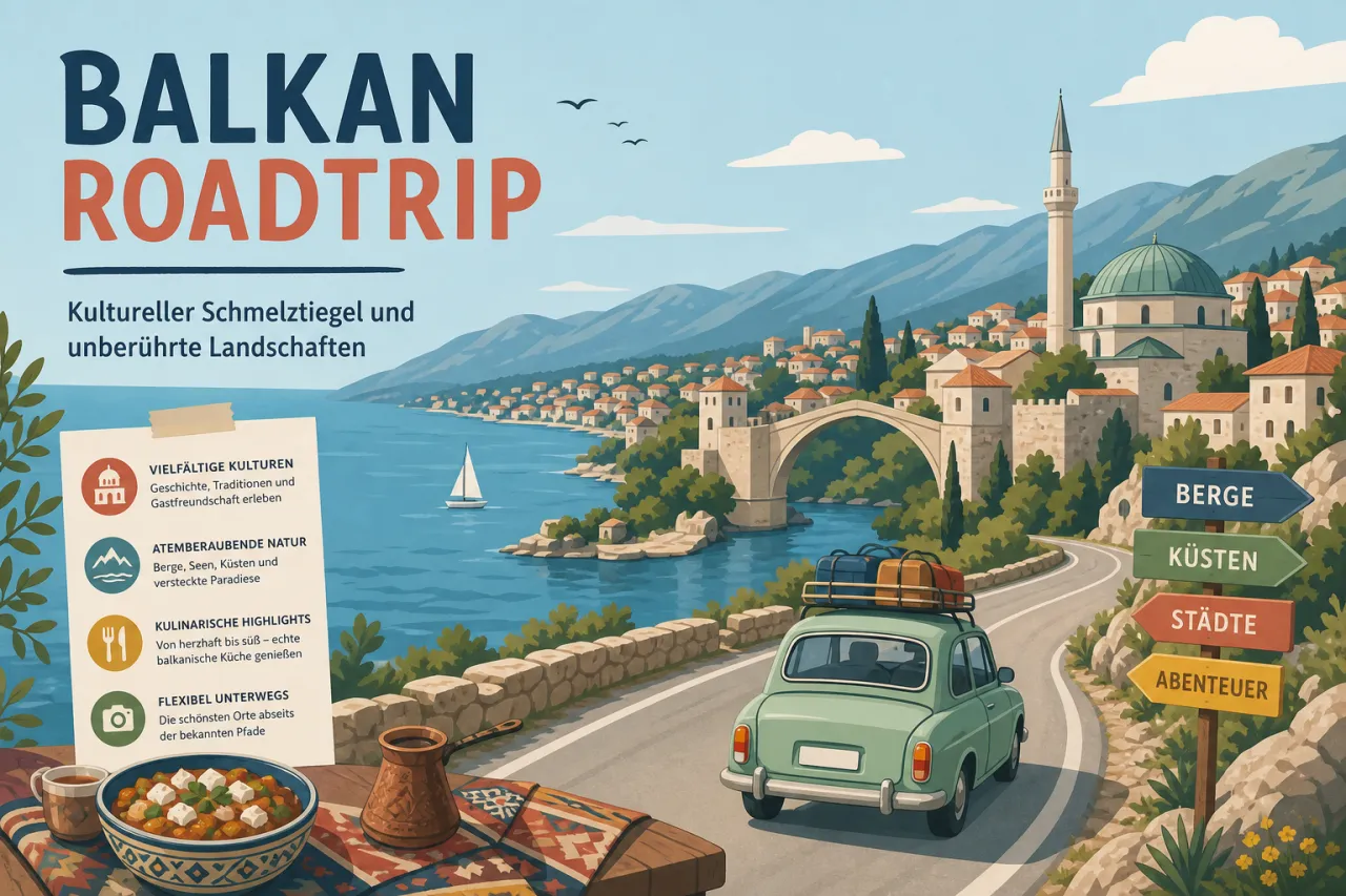 Balkan Roadtrip: Kultureller Schmelztiegel und unberührte Landschaften