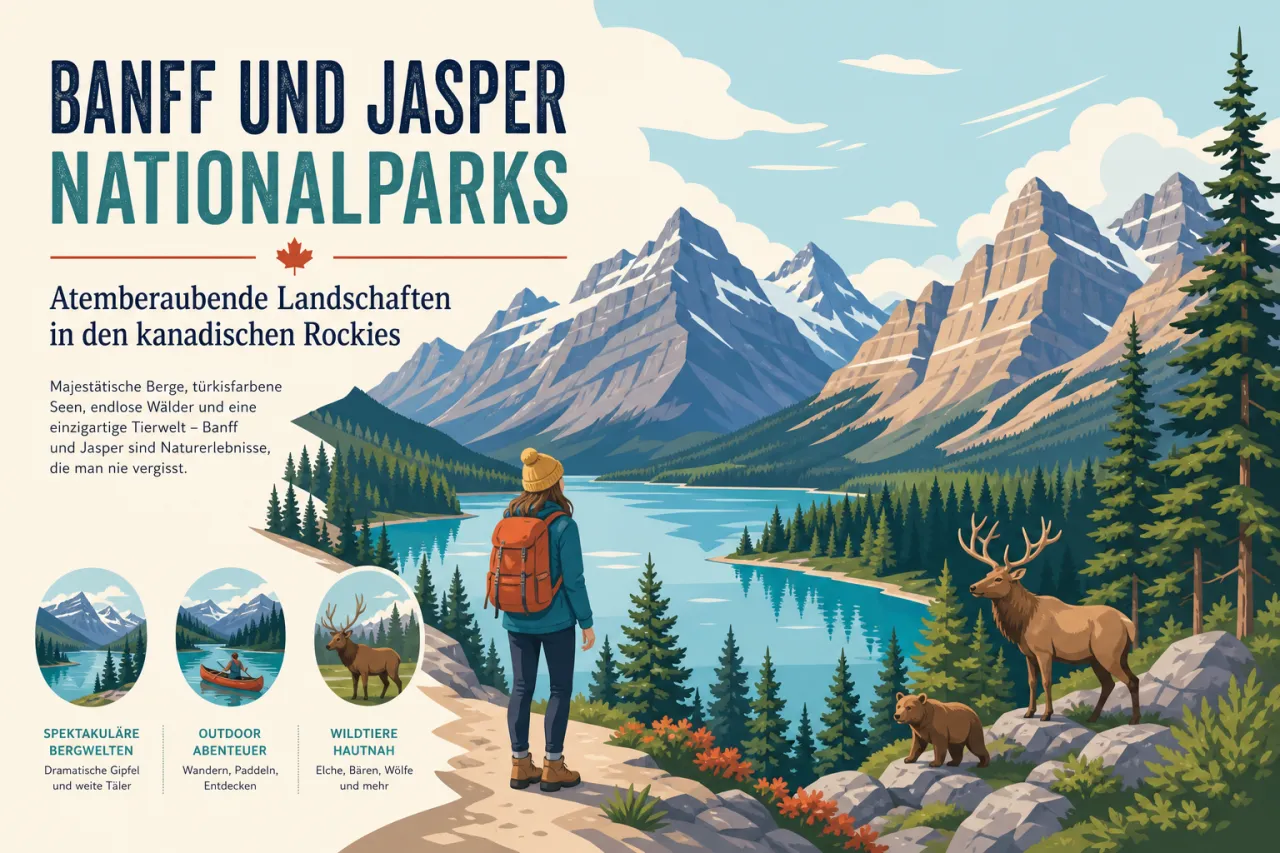Banff und Jasper Nationalparks: Kanadas Rockies kompakt und konkret
