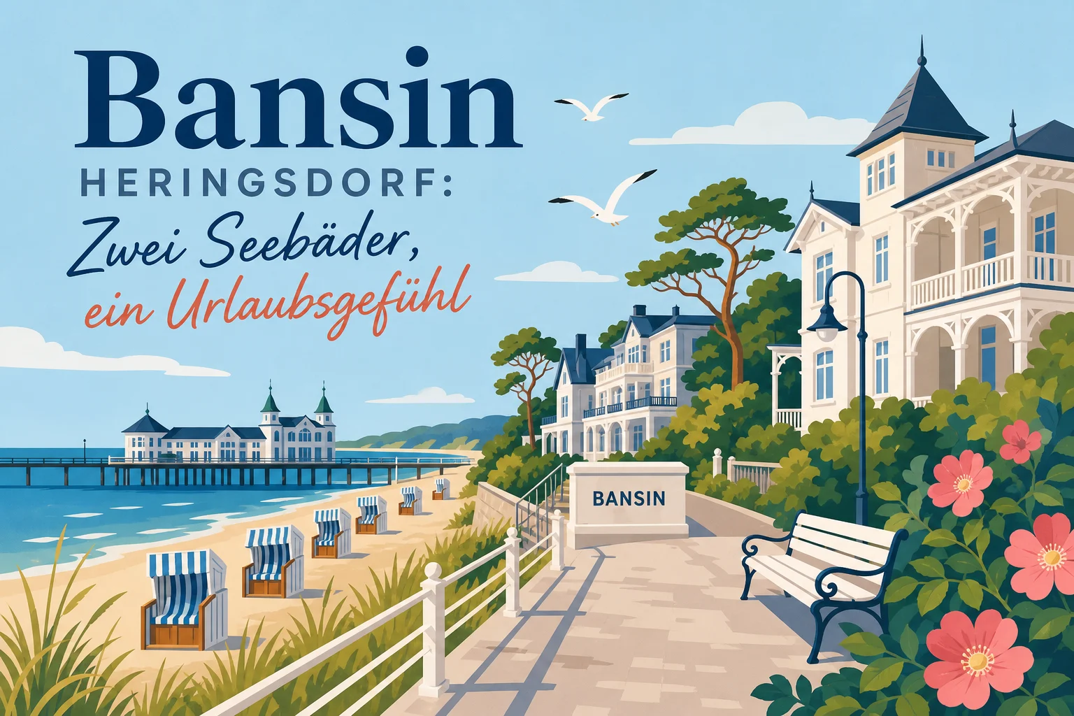 Bansin Heringsdorf: Zwei Seebäder, ein Urlaubsgefühl