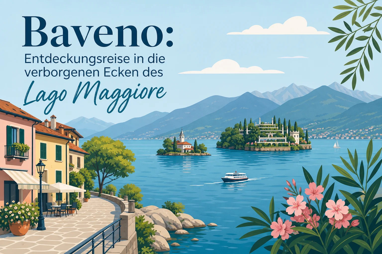 Baveno am Lago Maggiore: Orte, Strände, Villen und Ausflüge