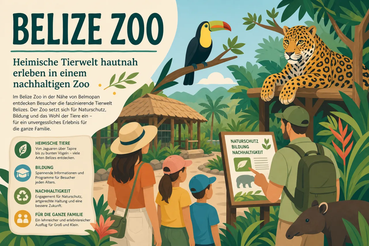 Belize Zoo: Heimische Tierwelt hautnah erleben in einem nachhaltigen Zoo