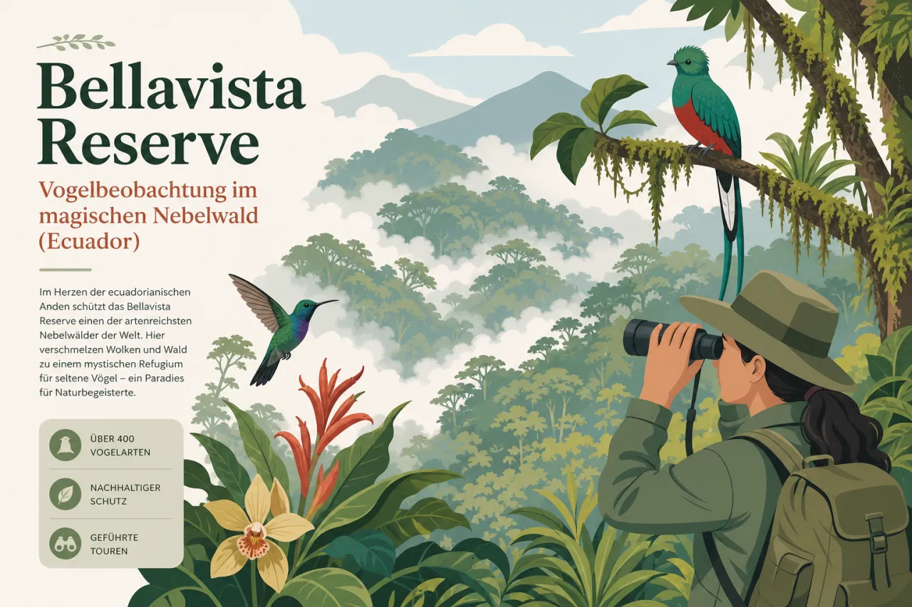 Bellavista Reserve: Vogelbeobachtung im Nebelwald