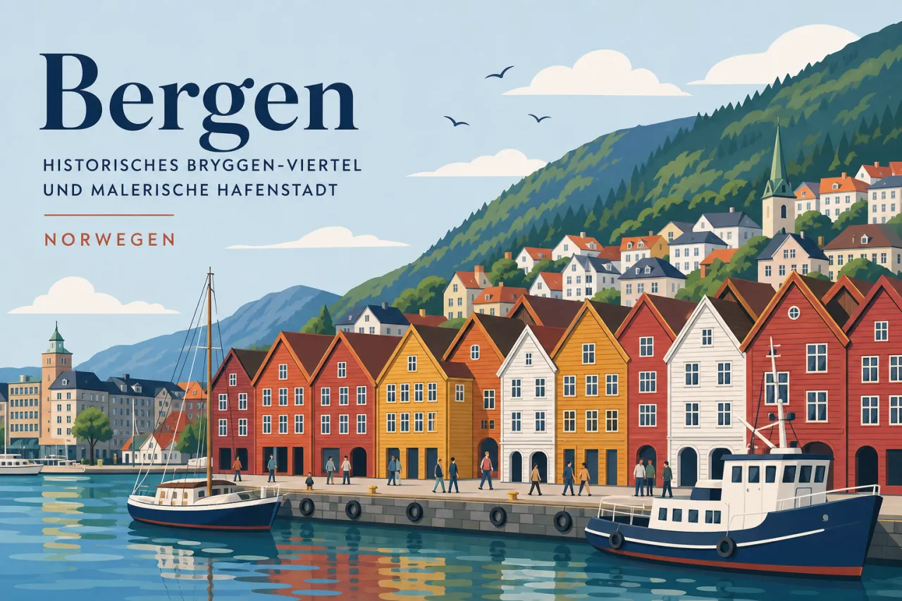 Bergen: Historisches Bryggen-Viertel und Hafenstadt am Fjord