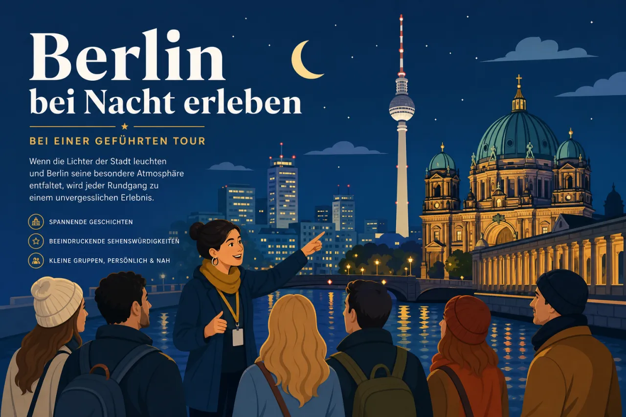 Berlin bei Nacht erleben bei einer geführten Tour