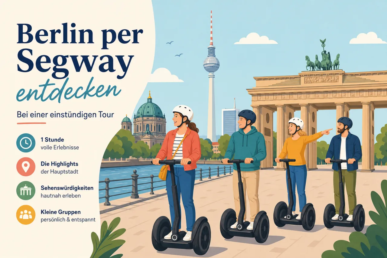 Berlin per Segway entdecken bei einer einstündigen Tour