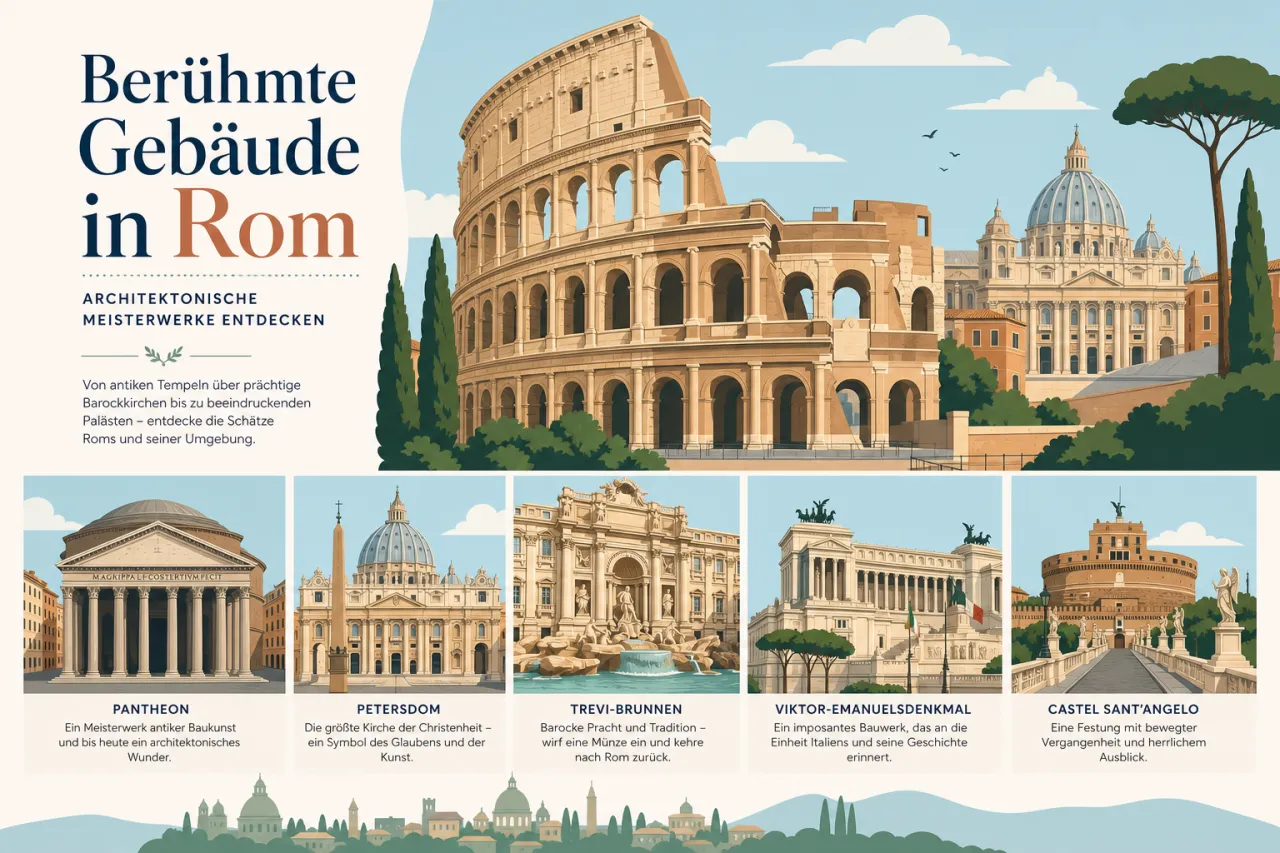 Berühmte Gebäude in Rom – Architektonische Meisterwerke entdecken
