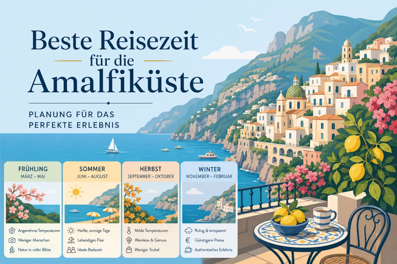 Beste Reisezeit für die Amalfiküste – Planung für das perfekte Erlebnis