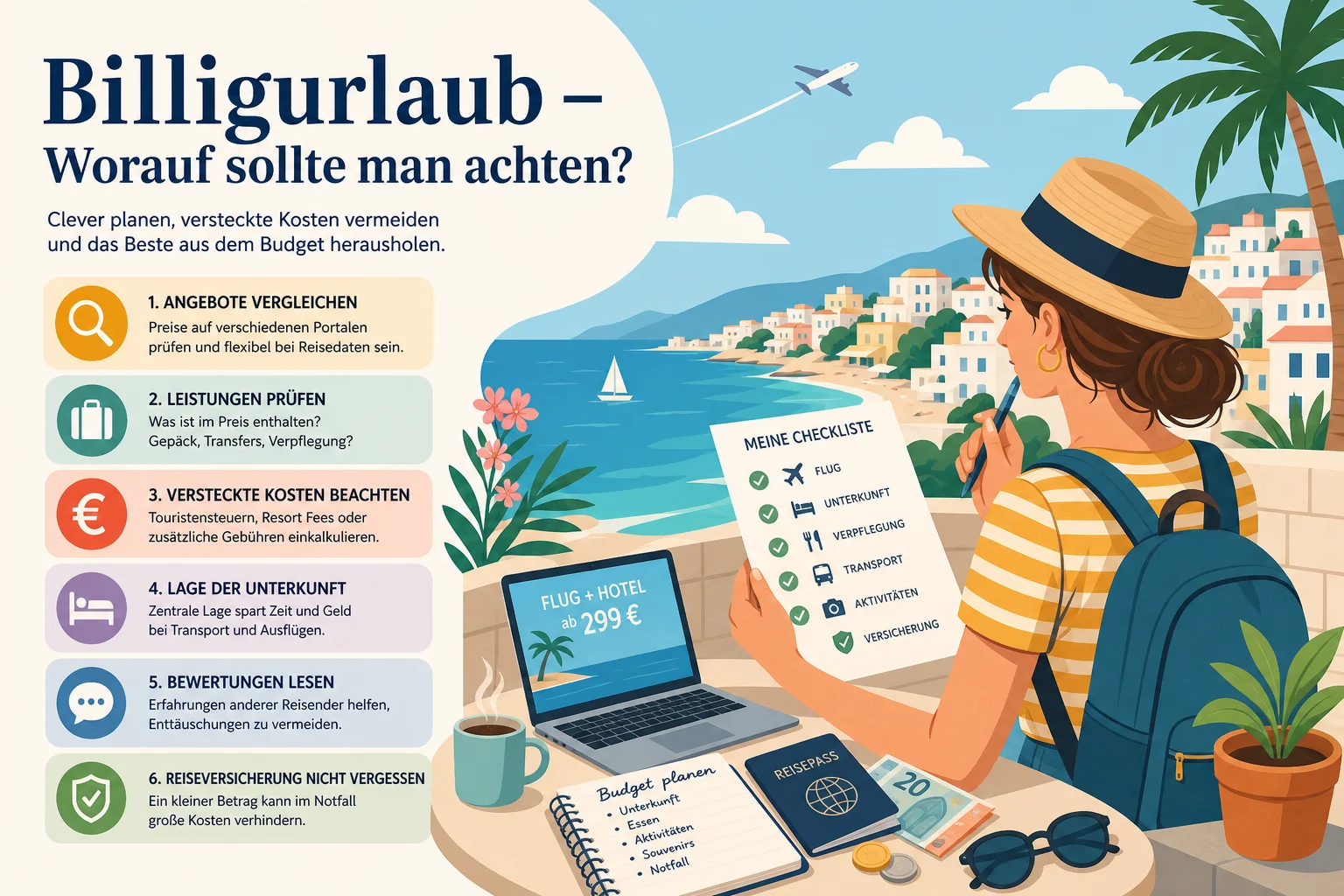 Billigurlaub: Worauf du achten solltest