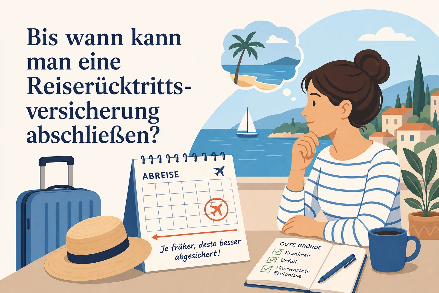 Bis wann kann man eine Reiserücktrittsversicherung abschließen?