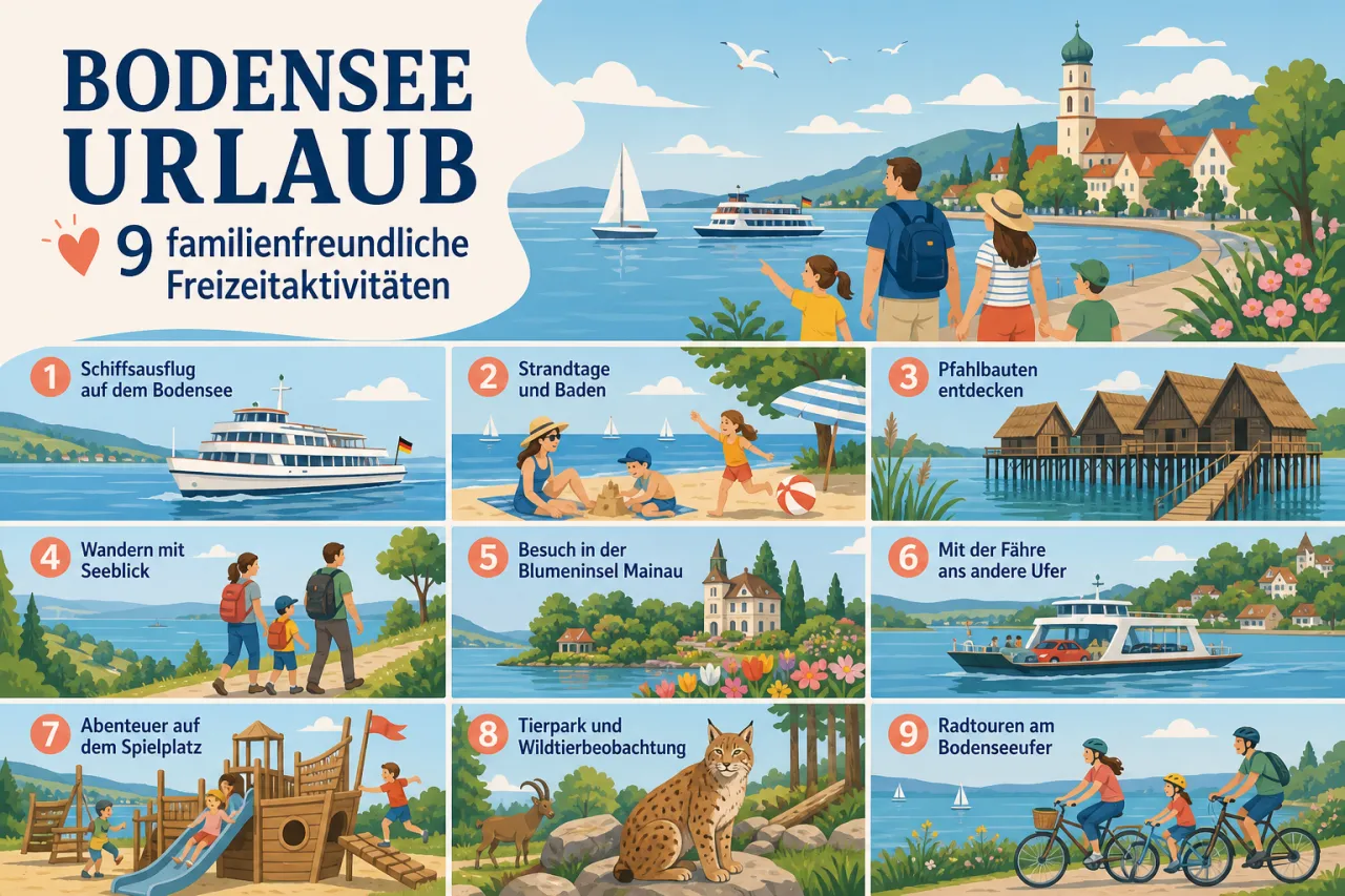 Bodensee Urlaub: 9 familienfreundliche Freizeitaktivitäten