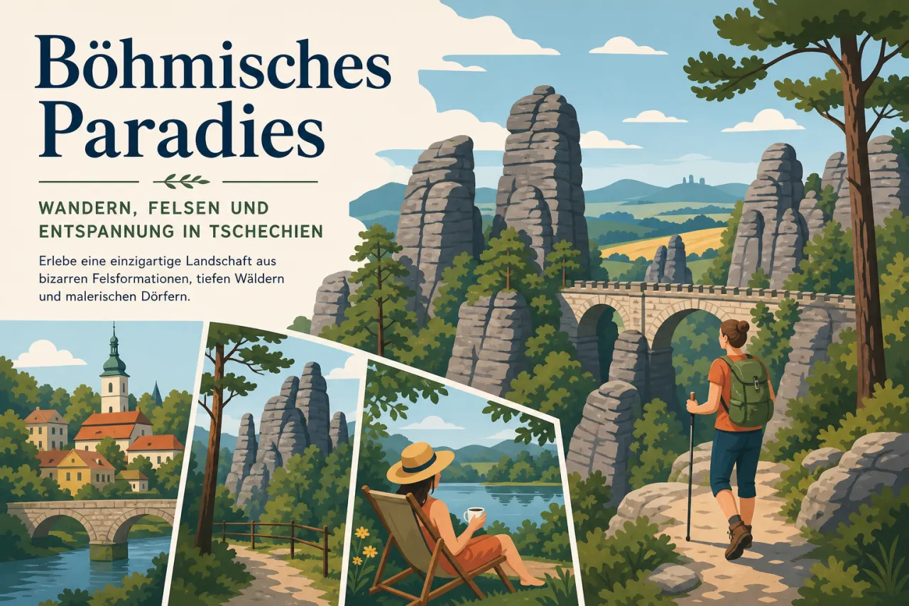Böhmisches Paradies: Wandern, Felsen und Entspannung in Tschechien