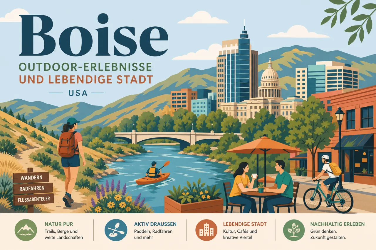 Boise: Outdoor-Erlebnisse und lebendige Stadt