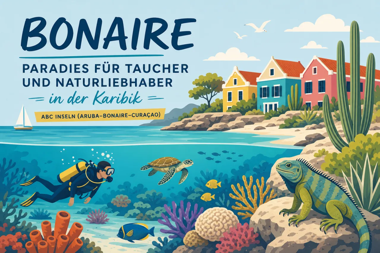 Bonaire: Tauchen, Salinen und Flamingos in der Karibik