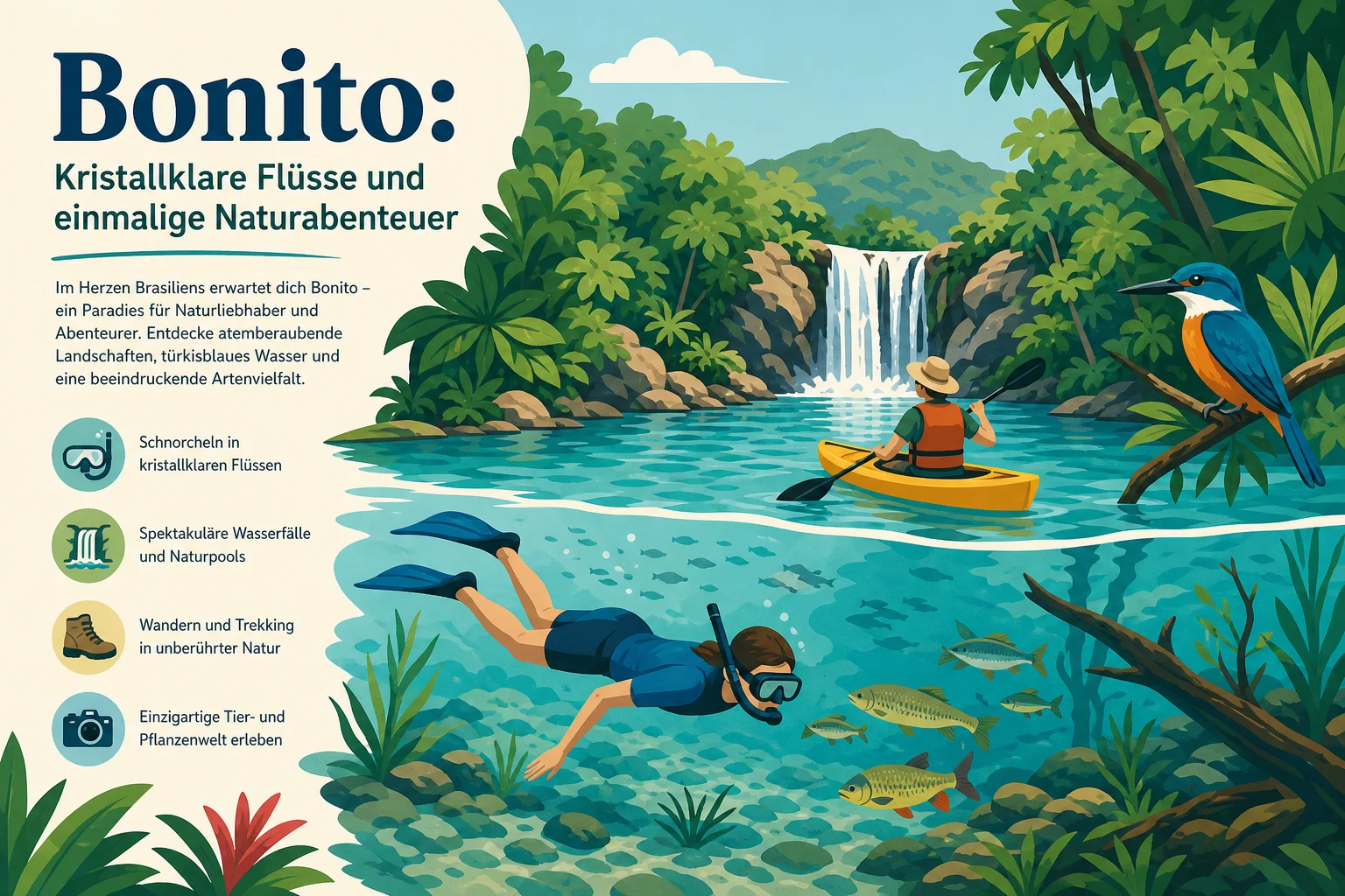 Bonito: Kristallklare Flüsse und einmalige Naturabenteuer