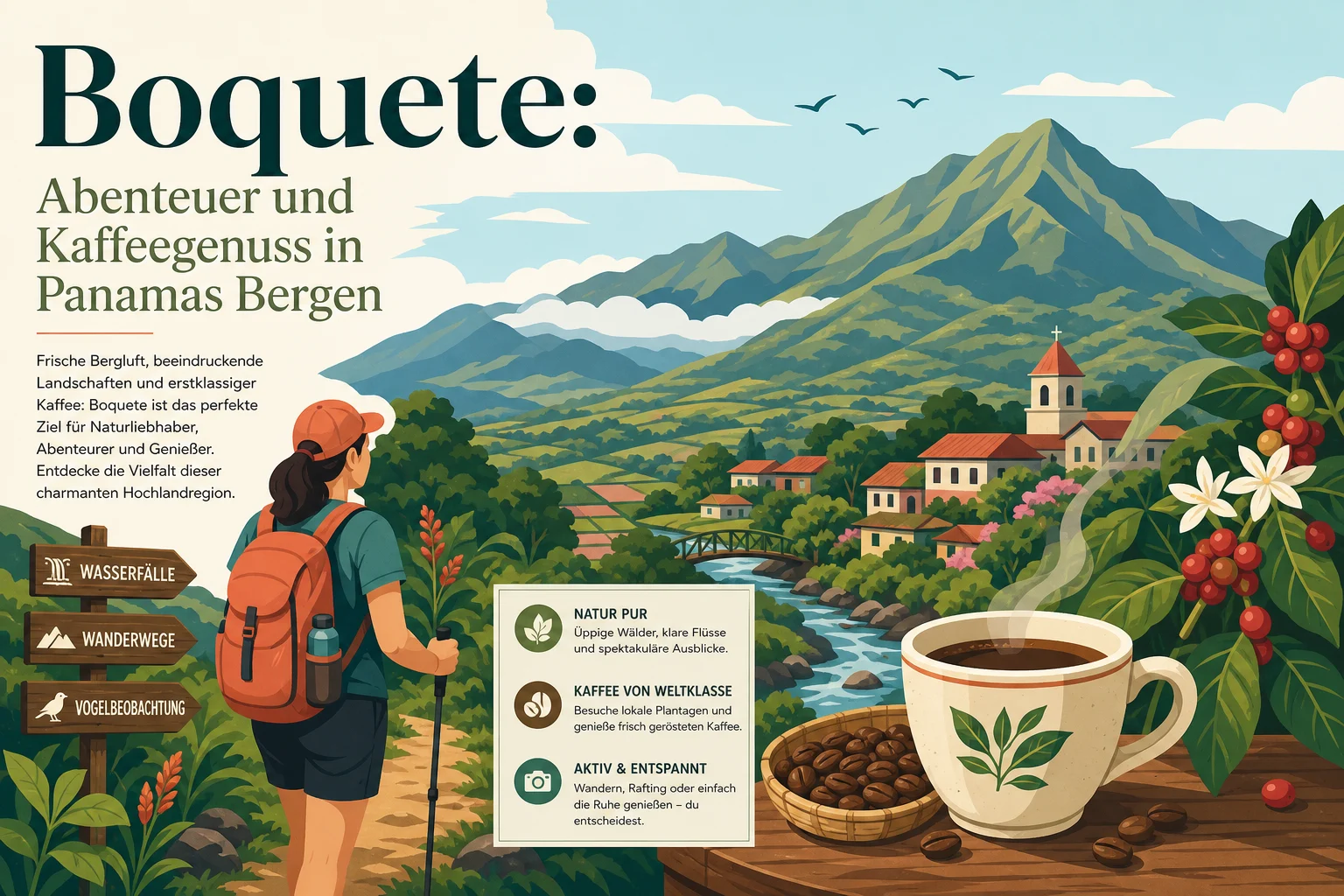 Boquete: Abenteuer und Kaffeegenuss in Panamas Bergen