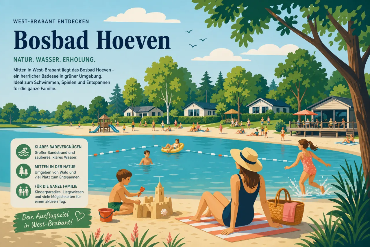 Bosbad Hoeven in West-Brabant
