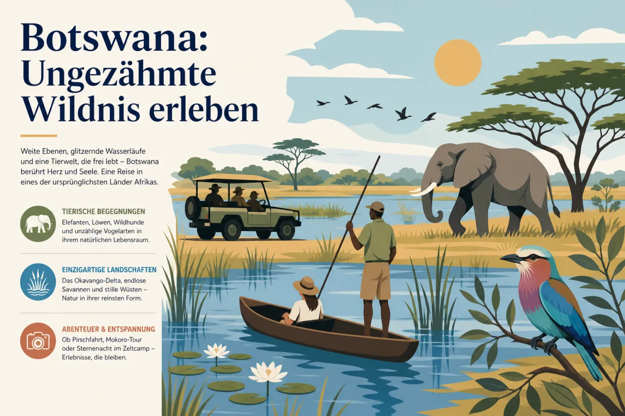 Botswana: Ungezähmte Wildnis erleben