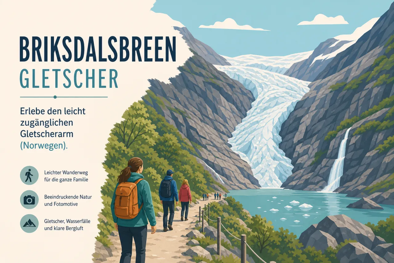 Briksdalsbreen Gletscher: Der leicht zugängliche Arm des Jostedalsbreen