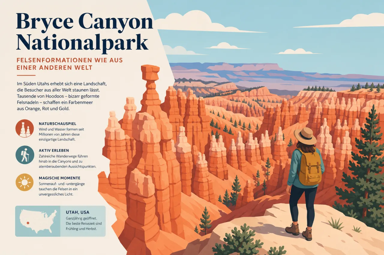Bryce Canyon Nationalpark: Felsenformationen wie aus einer anderen Welt