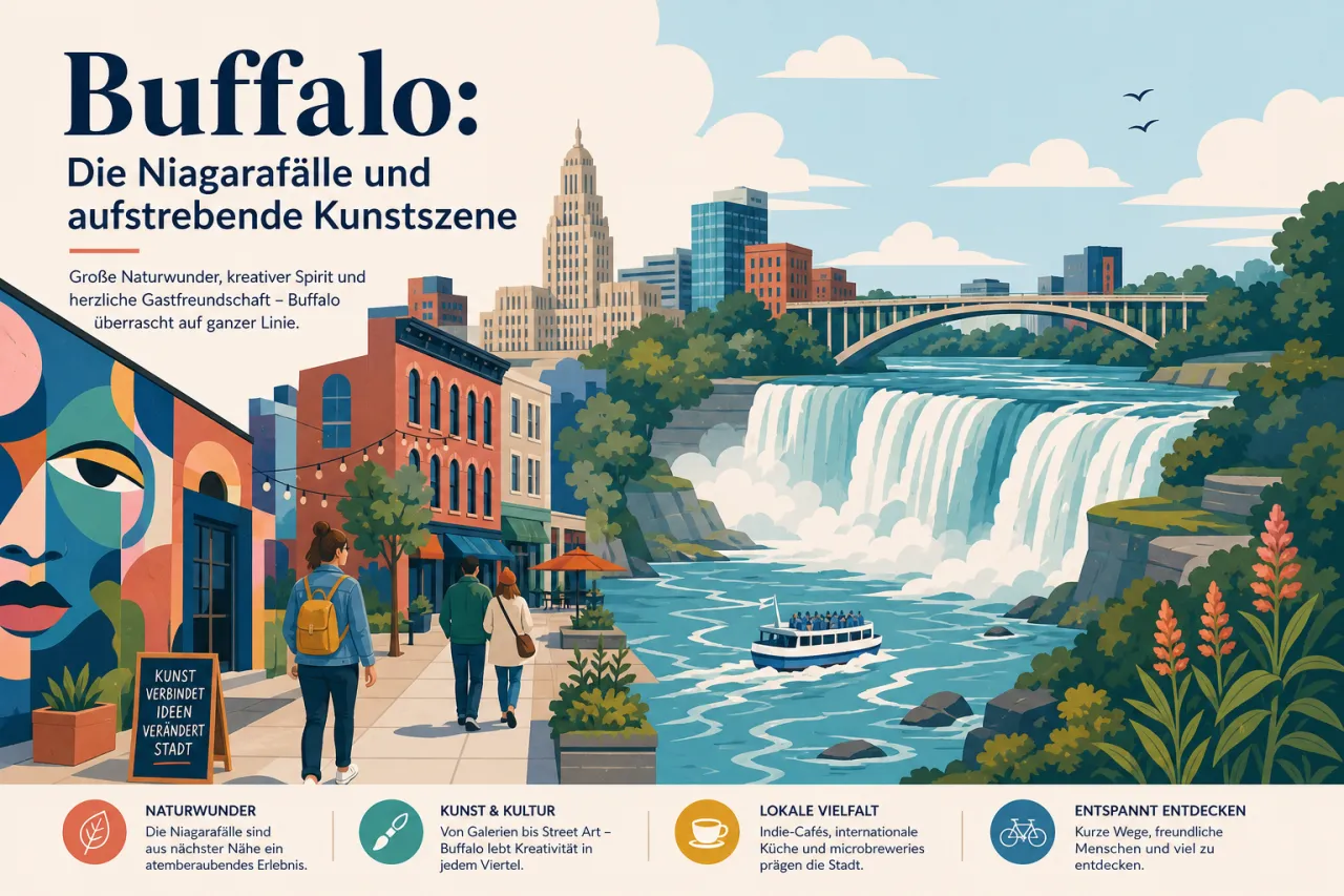 Buffalo: Die Niagarafälle und aufstrebende Kunstszene
