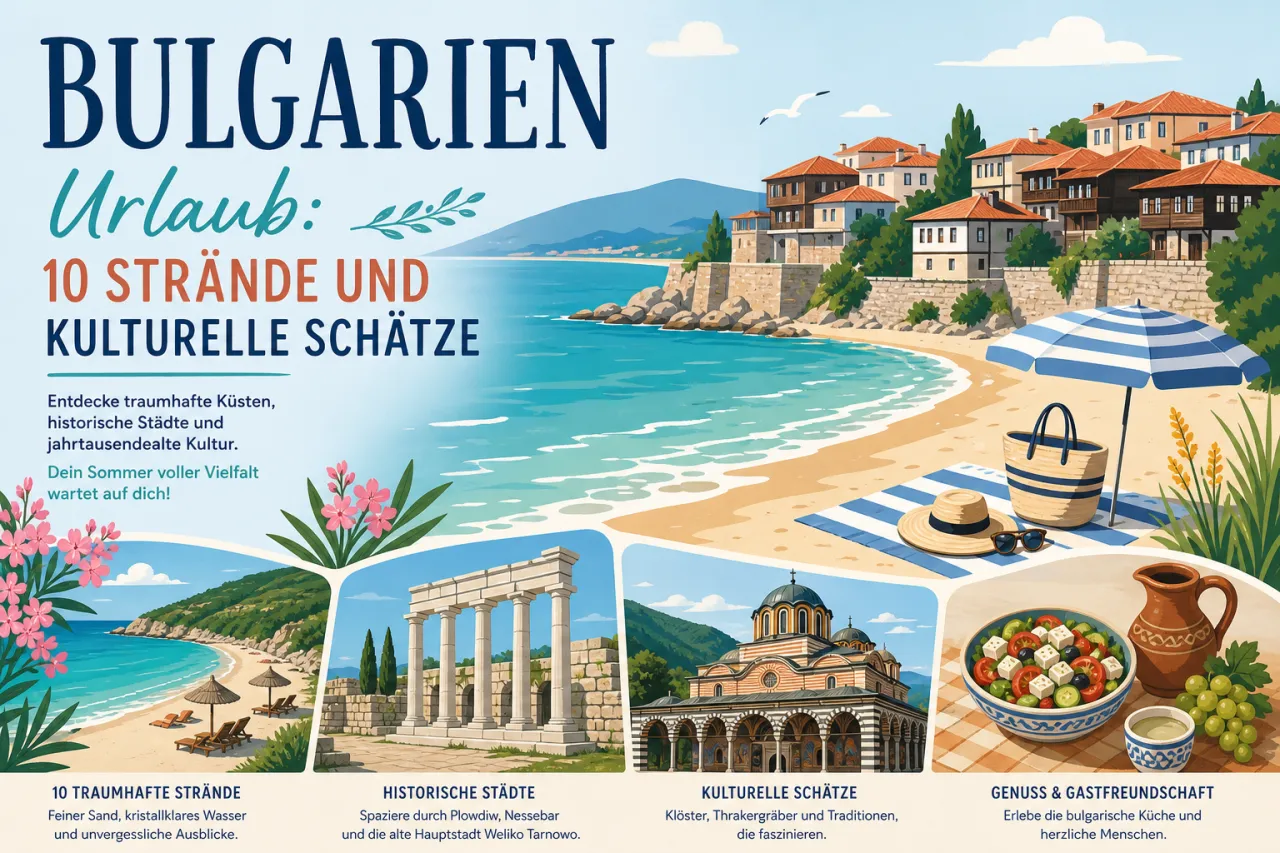 Bulgarien Urlaub: 10 Strände und kulturelle Schätze