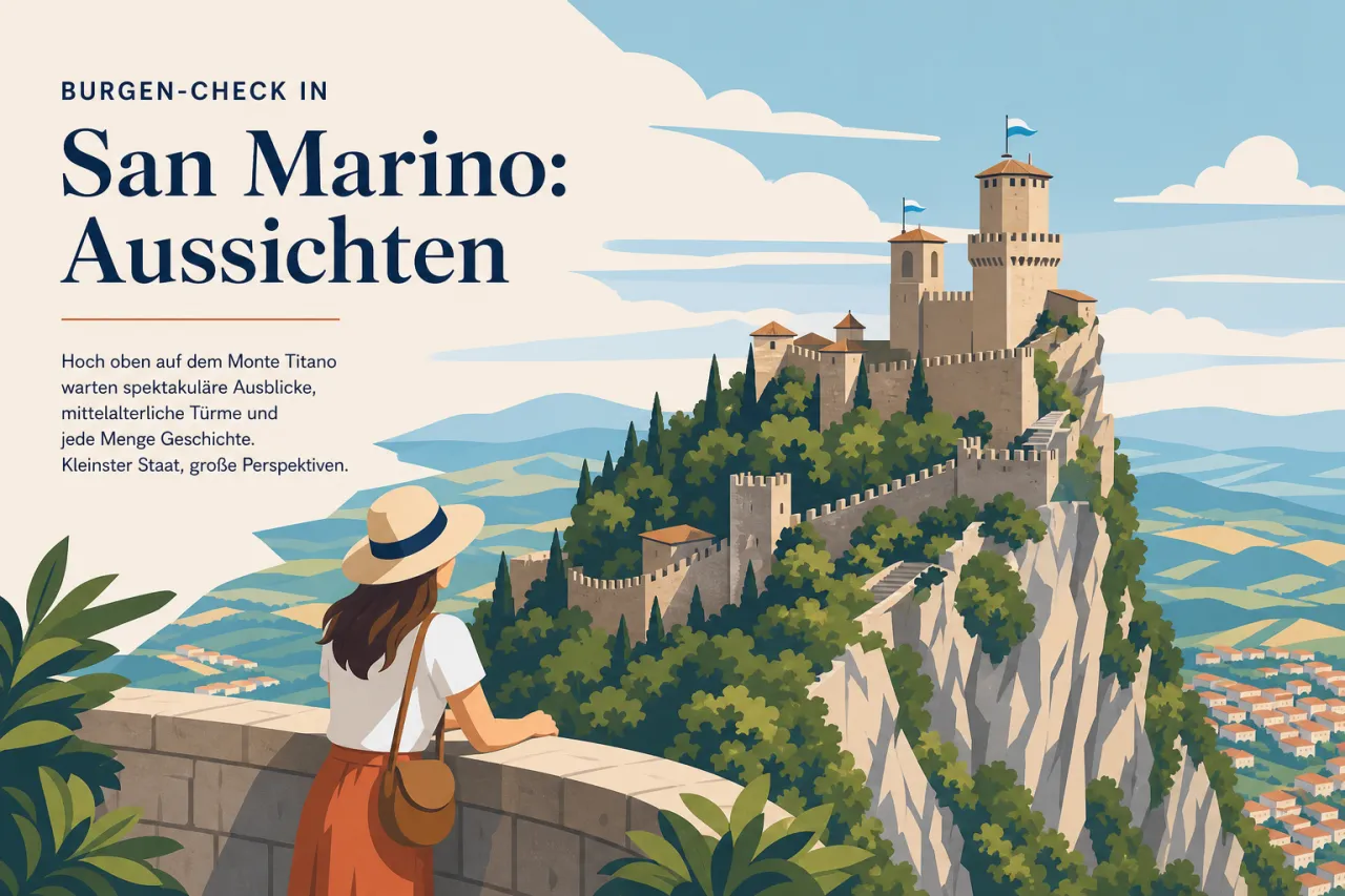 Burgen-Check in San Marino: Aussichten