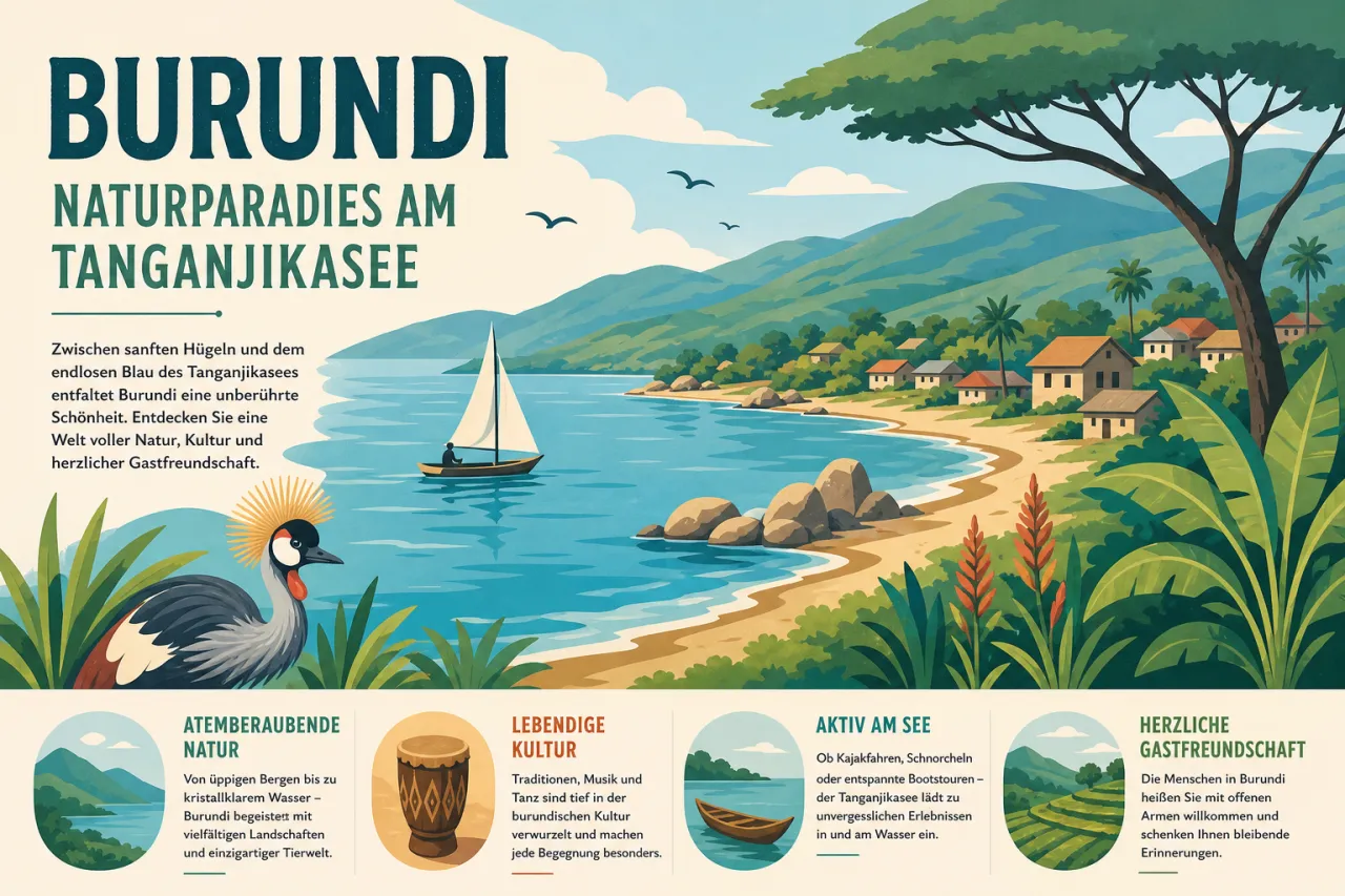 Burundi: Naturparadies am Tanganjikasee