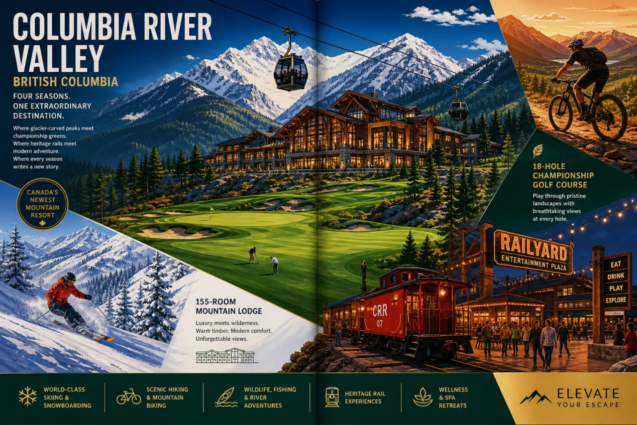 Cabot Revelstoke: Golf-Resort trifft Skiberg in British Columbia