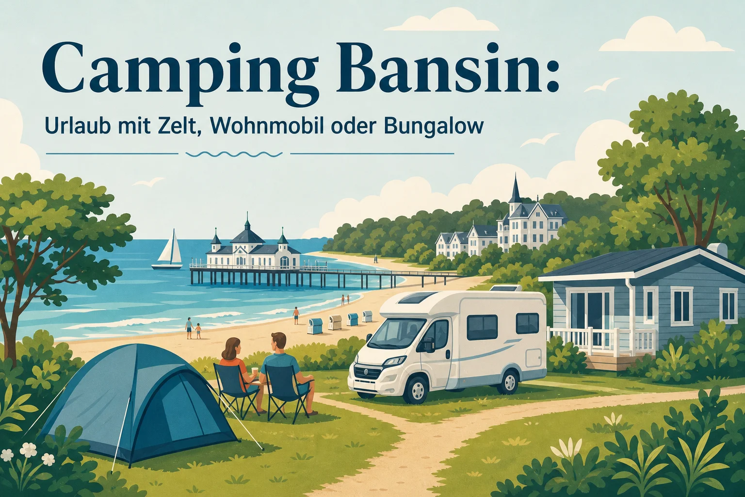 Camping Bansin: Urlaub mit Zelt, Wohnmobil oder Bungalow