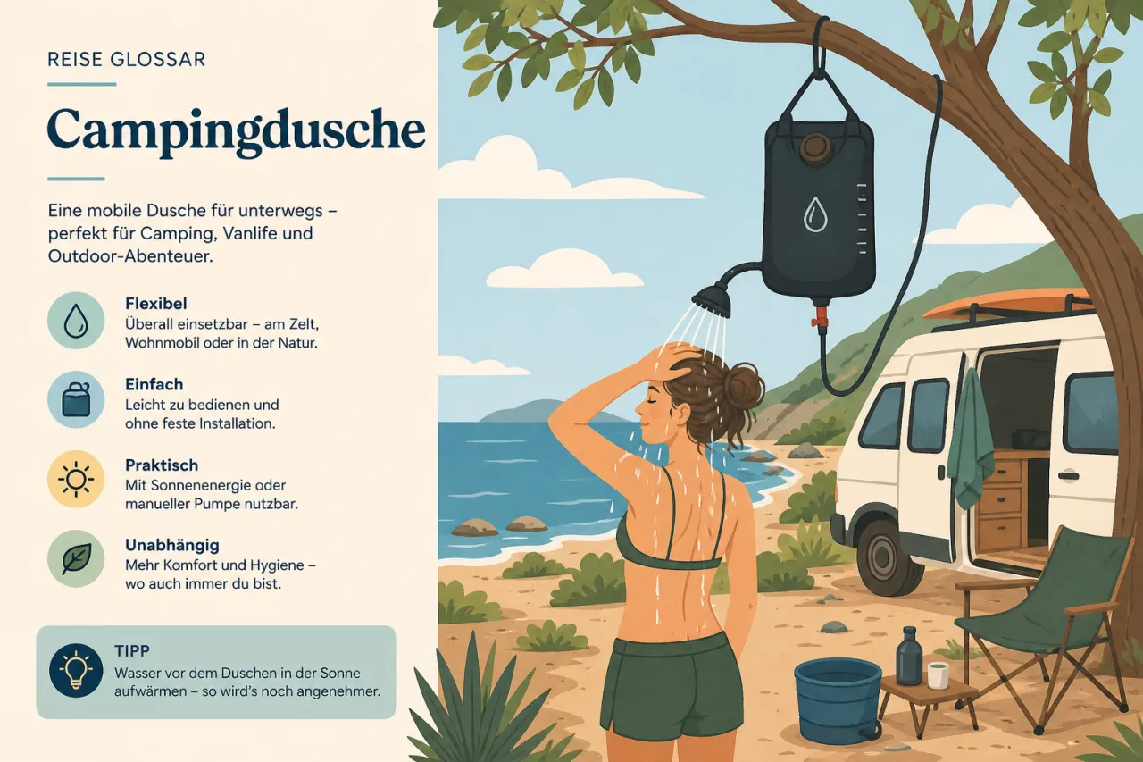 Campingdusche
