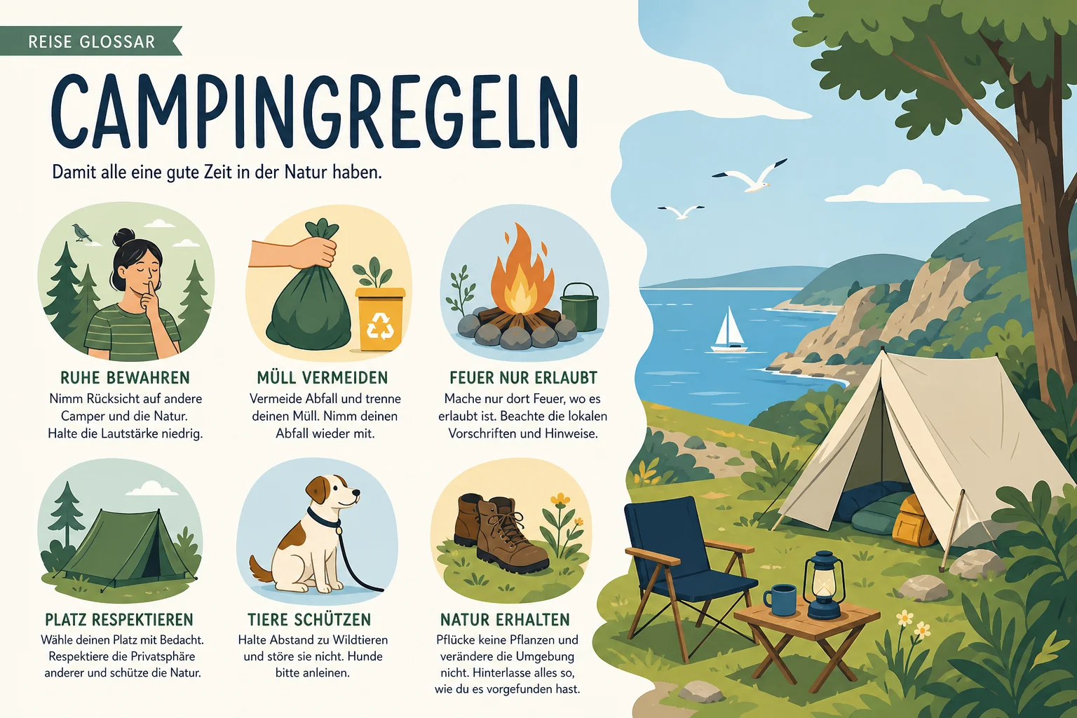 Campingregeln: Was auf dem Platz wirklich zählt