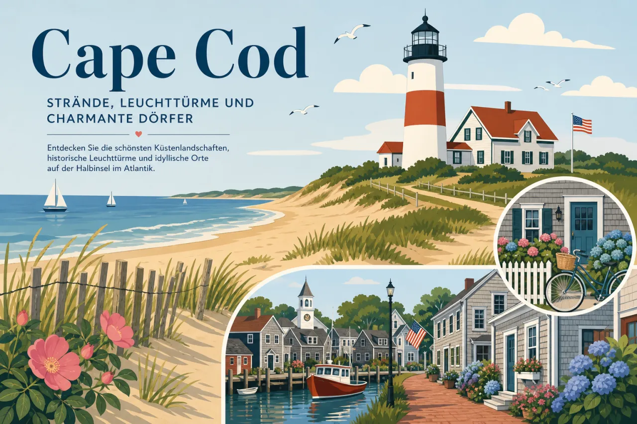 Cape Cod: Strände, Leuchttürme und charmante Dörfer
