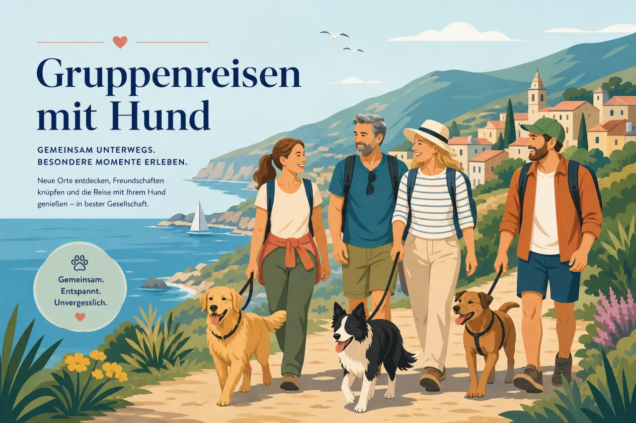 Gruppenreisen mit Hund