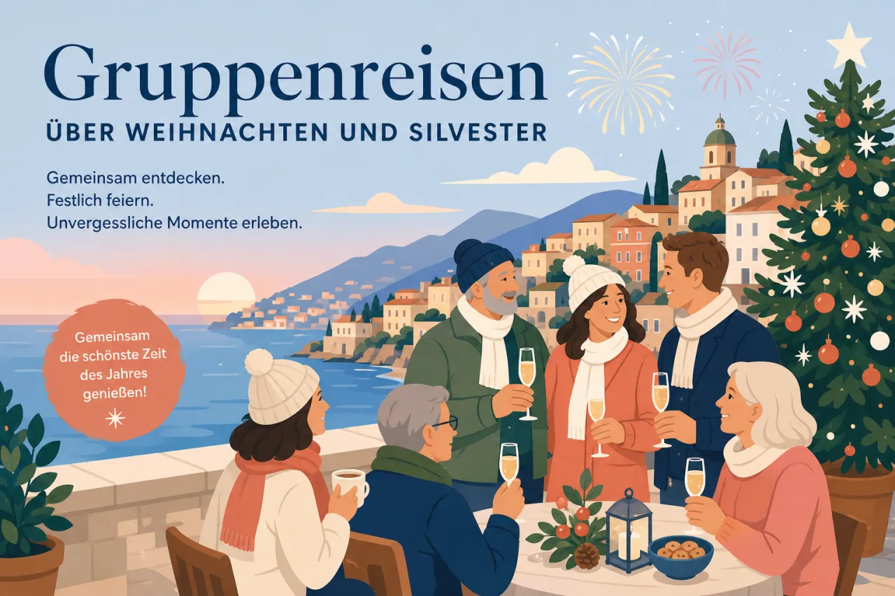 Gruppenreisen über Weihnachten und Silvester