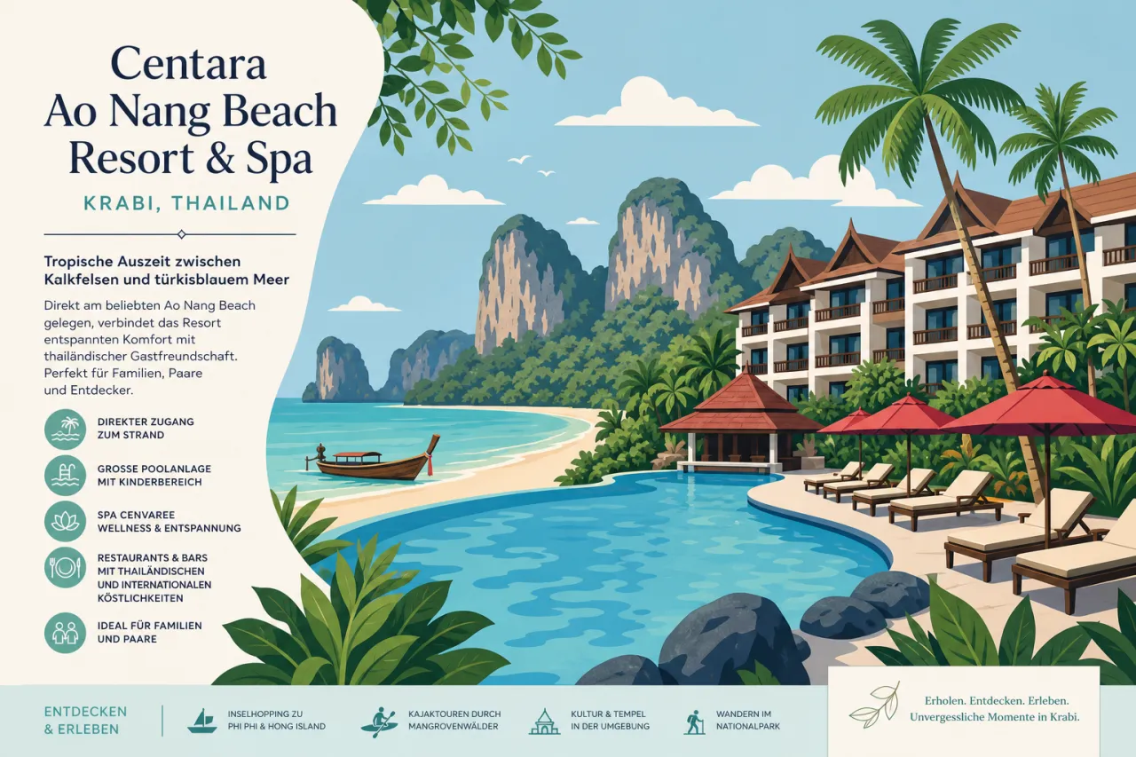 Centara Ao Nang Beach Resort & Spa, Krabi, Thailand